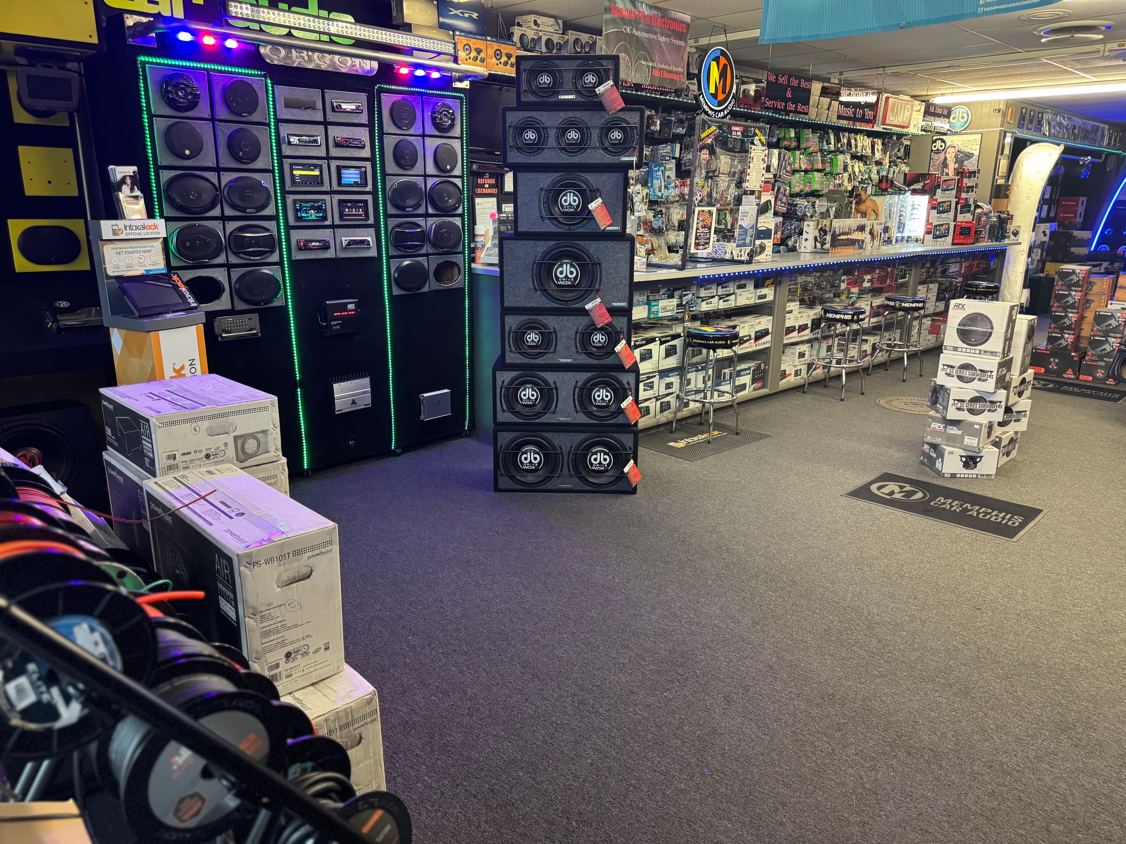 Audio Equipment Display