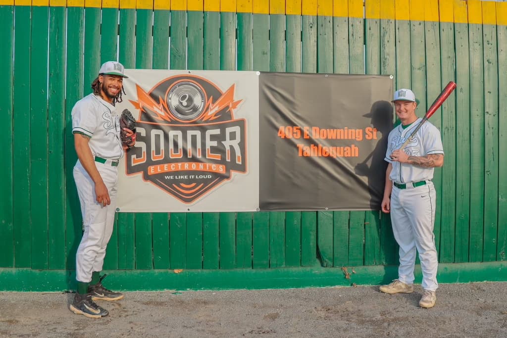 NSU Baseball Team Sponsored Banner